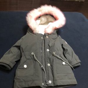 NEW IKKS baby girl parka 3mos